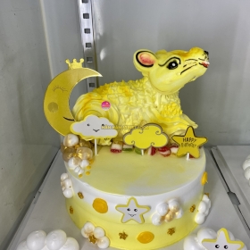 bánh kem sinh nhật thú nổi