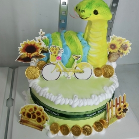 bánh kem sinh nhật thú nổi