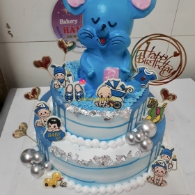 bánh kem sinh nhật thú nổi