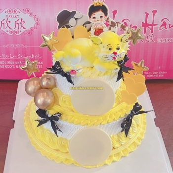 bánh kem 2 tầng 