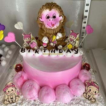 bánh kem sinh nhật thú nổi