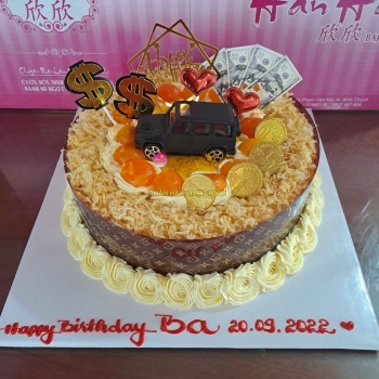 bánh kem bông lan trứng muối 