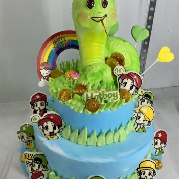 bánh kem sinh nhật thú nổi