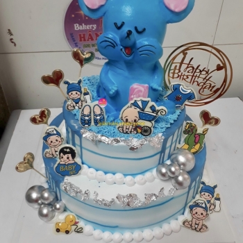 bánh kem sinh nhật thú nổi